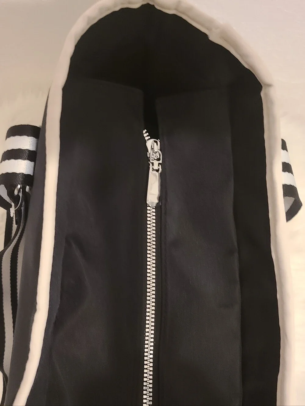 GWP Black and White Canvas Logo Tote
